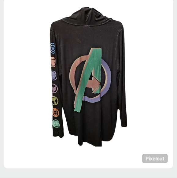 Torrid Avengers Mineral Washed Hoodie - Picture 2 of 8